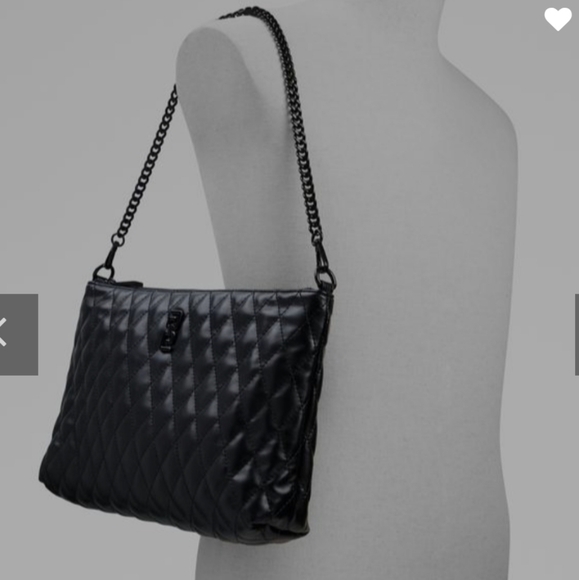 Aldo Zinia Black Quilted Women's Tote Bag - Picture 12 of 16